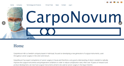Desktop Screenshot of carponovum.com
